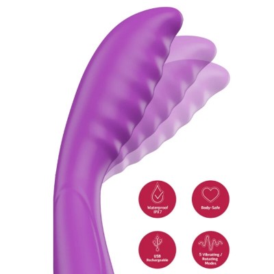 SHE.E.O - VIBRADOR ROXO PARA ESTIMULAÇÃO DO PONTO G - D-246242 - Dona Pimenta
