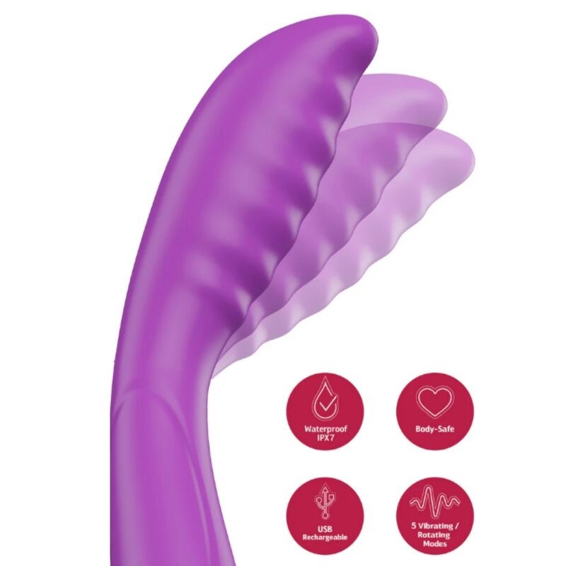 SHE.E.O - VIBRADOR ROXO PARA ESTIMULAÇÃO DO PONTO G - D-246242 - Dona Pimenta