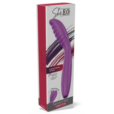SHE.E.O - VIBRADOR ROXO PARA ESTIMULAÇÃO DO PONTO G - D-246242 - Dona Pimenta