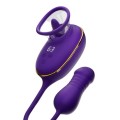 SHE.E.O - APARELHO DE SUCÇÃO CLITORIANA COM EFEITO DE LAMBIDA E ESTIMULADOR ANAL ROXO - D-246245 - Dona Pimenta