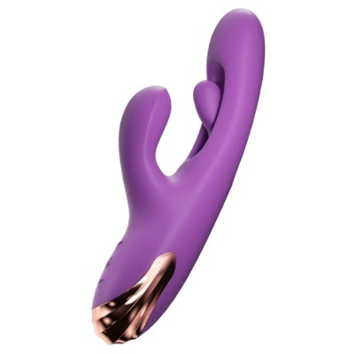 SHE.E.O - VIBRADOR RABBIT PARA PONTO G COM MOVIMENTO DIGITAL ROXO - D-246246 - Dona Pimenta