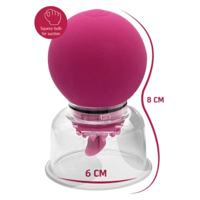 SHE.E.O - BOMBA VIBRATÓRIA E ROTATIVA PARA MAMILOS E CLITÓRIS - D-246231 - Dona Pimenta