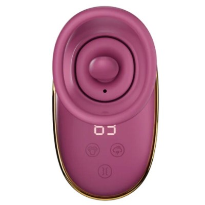 SHE.E.O - BOMBA AUTOMÁTICA DE ESTIMULAÇÃO CLITÓRICA COM EFEITO DE LAMBIDA (ROXA) - D-246244 - Dona Pimenta
