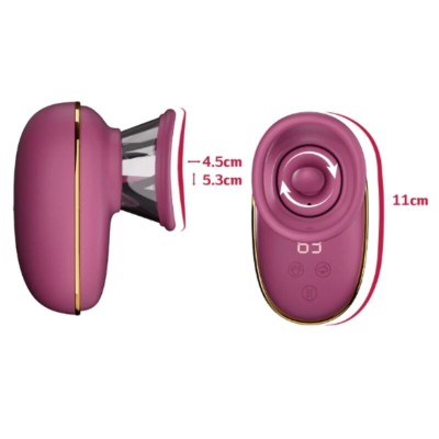 SHE.E.O - BOMBA AUTOMÁTICA DE ESTIMULAÇÃO CLITÓRICA COM EFEITO DE LAMBIDA (ROXA) - D-246244 - Dona Pimenta