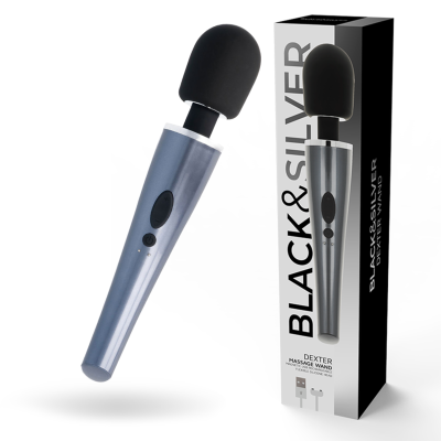 BLACK&SILVER&trade; - VARINHA DE MASSAGEM DEXTER - D-218546 - Dona Pimenta