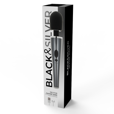 BLACK&SILVER&trade; - VARINHA DE MASSAGEM DEXTER - D-218546 - Dona Pimenta