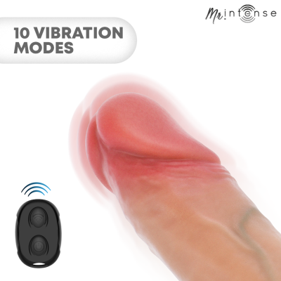 MR INTENSE - ARNOLD CAPA VIBRATÓRIA ULTRA-REALISTA PARA PÊNIS M 14,5 CM -Ø- 4 CM - D-245170 - Dona Pimenta