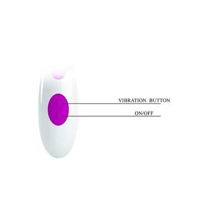 PRETTY LOVE - BUTTERFLY KISS VIBRADOR COELHO COM 30 FUNÇÕES ROXO - D-245997 - Dona Pimenta