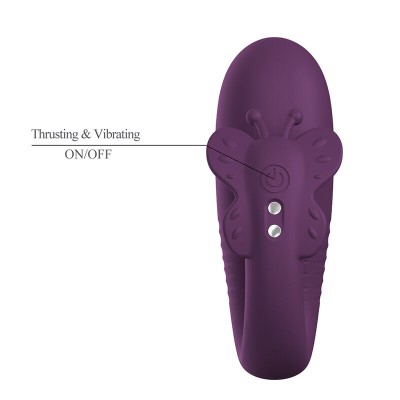 PRETTY LOVE - VIBRADOR DE OVO COM ACIONAMENTO POR APLICATIVO KLAY ROXO - D-245998 - Dona Pimenta