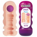 PRETTY LOVE - MASTURBADOR VAGINAL COM VENTOSA E TEXTURAS INTERNAS - D-245946 - Dona Pimenta