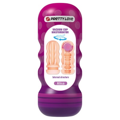 PRETTY LOVE - MASTURBADOR VAGINAL COM VENTOSA E TEXTURAS INTERNAS - D-245946 - Dona Pimenta
