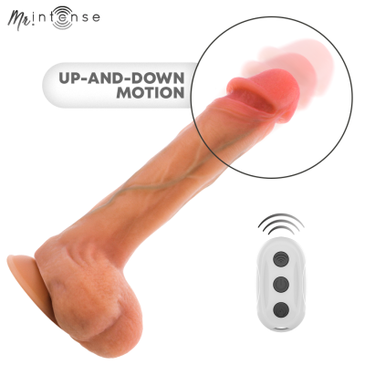 MR INTENSE - BRADLEY VIBRADOR DILDO COM EFEITO DE CALOR E CONTROLE REMOTO 21 CM -Ø- 4,2 CM - D-245165 - Dona Pimenta