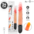 MR INTENSE - JEAN VIBRADOR UP&DOWN COM EFEITO DE CALOR 24 CM -Ø- 3,8 CM - D-245166 - Dona Pimenta