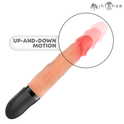 MR INTENSE - JEAN VIBRADOR UP&DOWN COM EFEITO DE CALOR 24 CM -Ø- 3,8 CM - D-245166 - Dona Pimenta