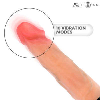 MR INTENSE - JEAN VIBRADOR UP&DOWN COM EFEITO DE CALOR 24 CM -Ø- 3,8 CM - D-245166 - Dona Pimenta