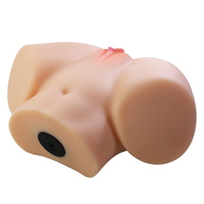 CRAZY BULL - VIVIAN MASTURBADOR VIBRATÓRIO DUPLO VAGINAL E ANAL FLESH - D-245979 - Dona Pimenta