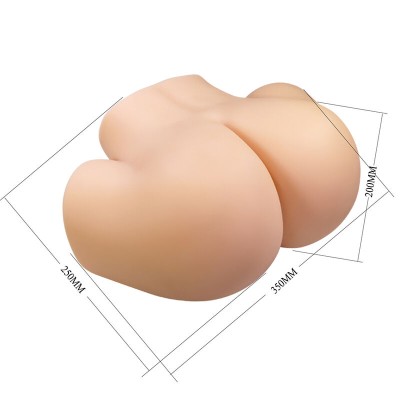 CRAZY BULL - VIVIAN MASTURBADOR VIBRATÓRIO DUPLO VAGINAL E ANAL FLESH - D-245979 - Dona Pimenta