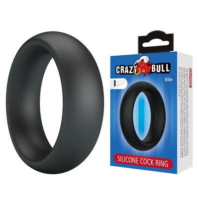 CRAZY BULL - ELIO ANEL PENIANO DE SILICONE PRETO - D-245989 - Dona Pimenta