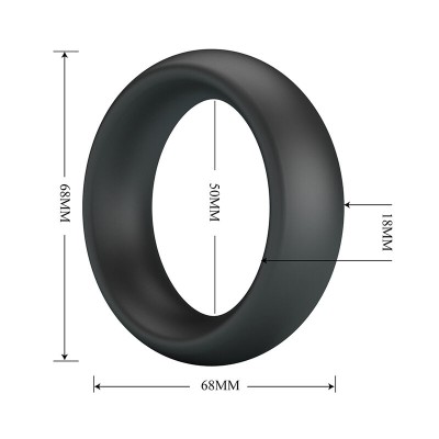 CRAZY BULL - ELIO ANEL PENIANO DE SILICONE PRETO - D-245989 - Dona Pimenta