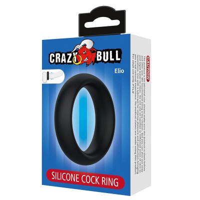 CRAZY BULL - ELIO ANEL PENIANO DE SILICONE PRETO - D-245989 - Dona Pimenta