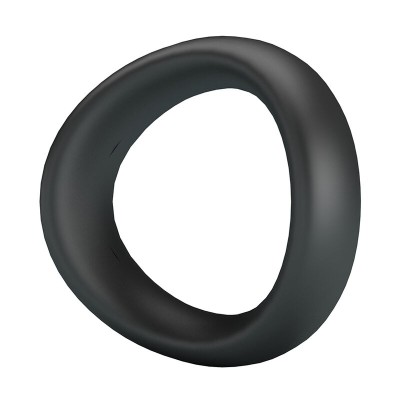 CRAZY BULL - ANEL PENIANO ERGONÔMICO DE SILICONE VALEN PRETO - D-245990 - Dona Pimenta