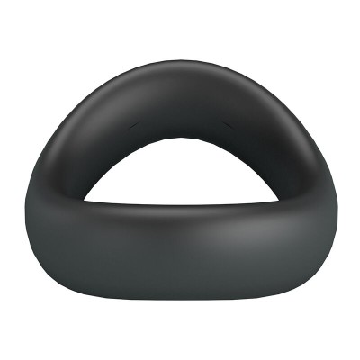CRAZY BULL - ANEL PENIANO ERGONÔMICO DE SILICONE VALEN PRETO - D-245990 - Dona Pimenta
