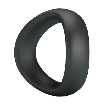CRAZY BULL - ANEL PENIANO ERGONÔMICO DE SILICONE VALEN PRETO - D-245990 - Dona Pimenta