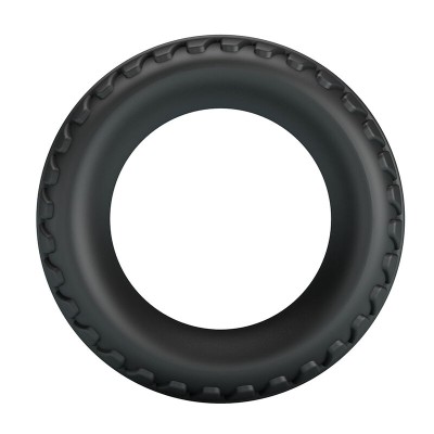 CRAZY BULL - ANEL PENIANO DE SILICONE TEXTURIZADO MERRITT PRETO - D-245995 - Dona Pimenta