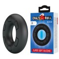 CRAZY BULL - ANEL PENIANO DE SILICONE SUPER MACIO BERTRAM PRETO - D-245996 - Dona Pimenta