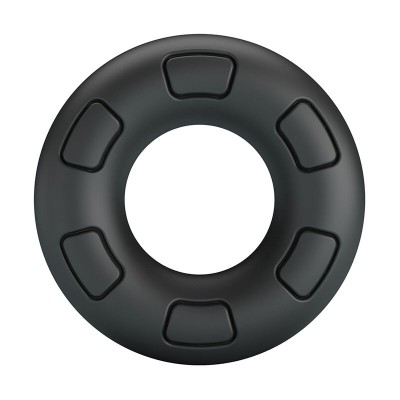 CRAZY BULL - ANEL PENIANO DE SILICONE SUPER MACIO BERTRAM PRETO - D-245996 - Dona Pimenta