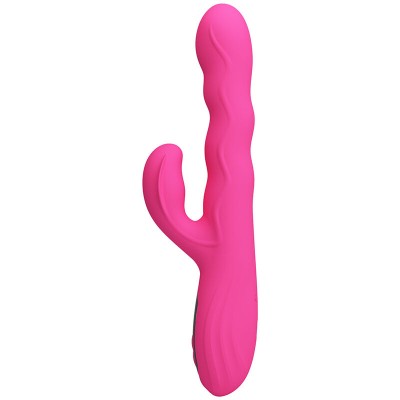 PRETTY LOVE - VIBRADOR COELHO MULTIFUNCIONAL DE INVERNO COM DISPLAY DE LED ROSA - D-245940 - Dona Pimenta
