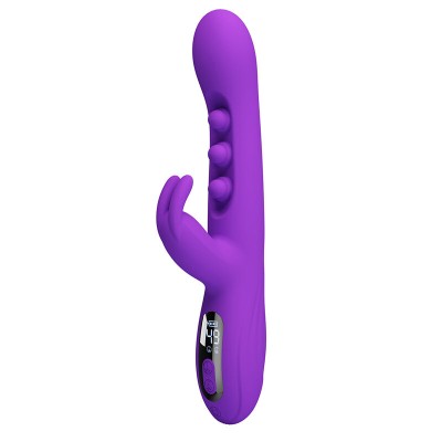 PRETTY LOVE - VIBRADOR SABIEN RABBIT COM ESTIMULAÇÃO POR TOQUE E LED ROXO - D-245941 - Dona Pimenta