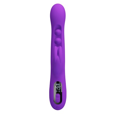 PRETTY LOVE - VIBRADOR SABIEN RABBIT COM ESTIMULAÇÃO POR TOQUE E LED ROXO - D-245941 - Dona Pimenta