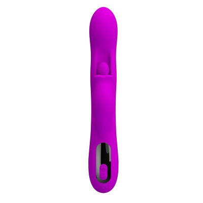 PRETTY LOVE - VIBRADOR OSCILATIVO YALANDA RABBIT COM DISPLAY DE LED ROXO - D-245943 - Dona Pimenta