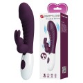 PRETTY LOVE - VIBRADOR COELHO NAUGHTY BUNNY COM 30 FUNÇÕES - ROXO - D-245971 - Dona Pimenta