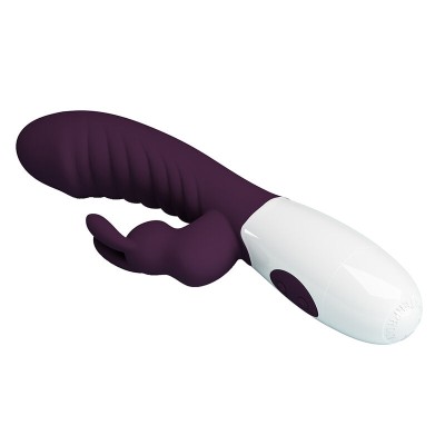 PRETTY LOVE - VIBRADOR COELHO NAUGHTY BUNNY COM 30 FUNÇÕES - ROXO - D-245971 - Dona Pimenta