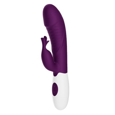 PRETTY LOVE - ROGUE MUSE VIBRADOR COELHO COM 30 FUNÇÕES ROXO - D-245973 - Dona Pimenta