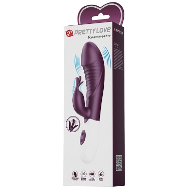 PRETTY LOVE - ROGUE MUSE VIBRADOR COELHO COM 30 FUNÇÕES ROXO - D-245973 - Dona Pimenta