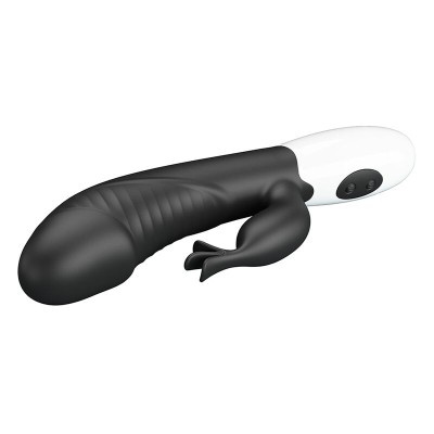 PRETTY LOVE - RASMUSSEN VIBRADOR COELHO COM 30 FUNÇÕES PRETO - D-245974 - Dona Pimenta