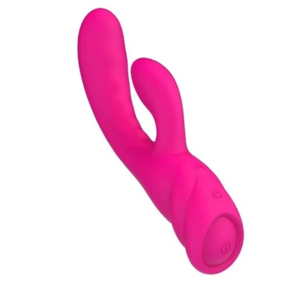 NALONE - PURE X2 VIBRADOR MAGIC STICK COELHO - ROSA - D-246213 - Dona Pimenta