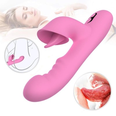 NALONE - T-MAY VIBRADOR MAGIC STICK COELHO - ROSA - D-246214 - Dona Pimenta