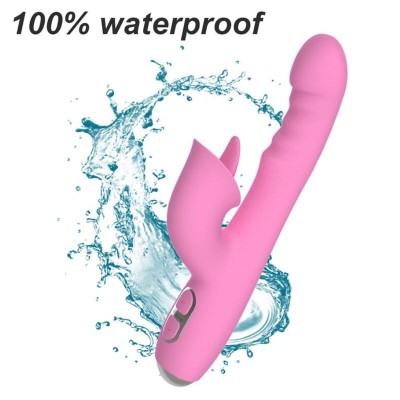 NALONE - T-MAY VIBRADOR MAGIC STICK COELHO - ROSA - D-246214 - Dona Pimenta