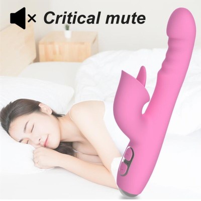 NALONE - T-MAY VIBRADOR MAGIC STICK COELHO - ROSA - D-246214 - Dona Pimenta