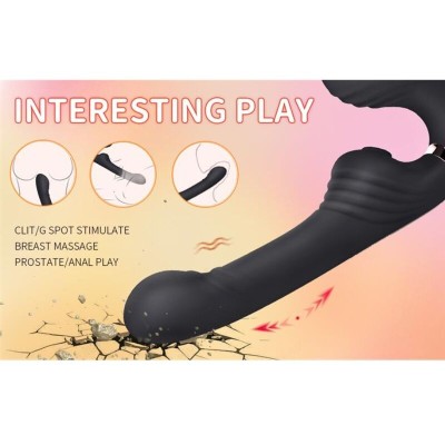 NALONE - ALLOW VIBRADOR MAGIC STICK COELHO - ROSA - D-246216 - Dona Pimenta