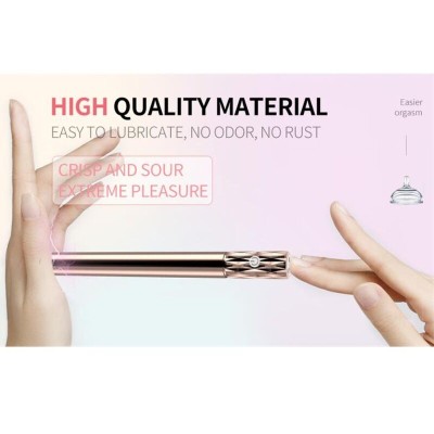 NALONE - TIA VIBRADOR MAGIC STICK COELHO - ROSA - D-246217 - Dona Pimenta