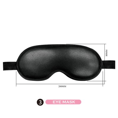 PRETTY LOVE - KIT BDSM DE 8 PEÇAS PRETO - D-245965 - Dona Pimenta