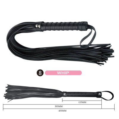 PRETTY LOVE - KIT BDSM DE 8 PEÇAS PRETO - D-245965 - Dona Pimenta