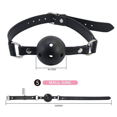 PRETTY LOVE - KIT BDSM DE 8 PEÇAS PRETO - D-245965 - Dona Pimenta