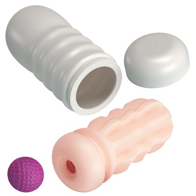 PRETTY LOVE - MASTURBADOR VAGINAL FLORA COM VENTOSA E TEXTURAS INTERNAS - D-245947 - Dona Pimenta