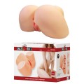 CRAZY BULL - LIORA XXL MASTURBADOR VAGINAL E ANAL DUPLO - D-245983 - Dona Pimenta